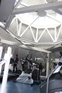 The upper level of Sunstone House before its removal